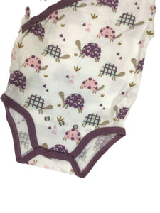 Tilly Tortoise Purple Onesie and Pant Set (Grow With Me)